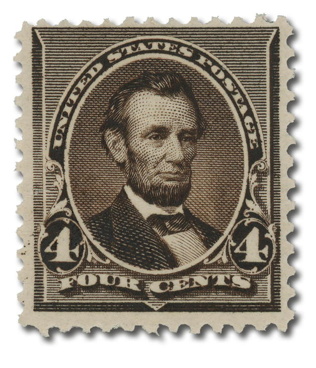 #222
1890 4c Abraham Lincoln, Dark Brown