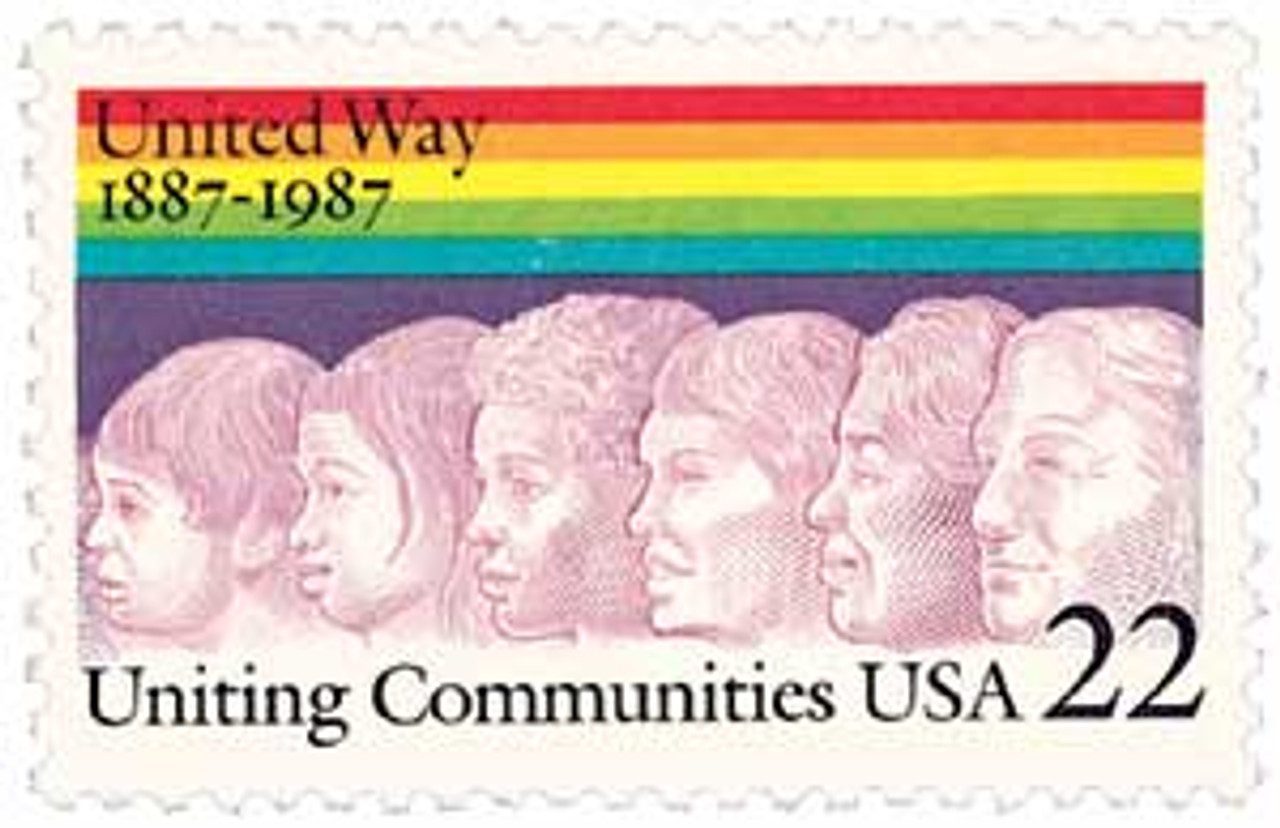 # 2275 - 1987 22c United Way