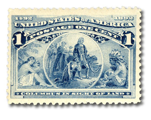 #230 - 1893 1c Columbian Commemorative: Columbus in Sight of Land