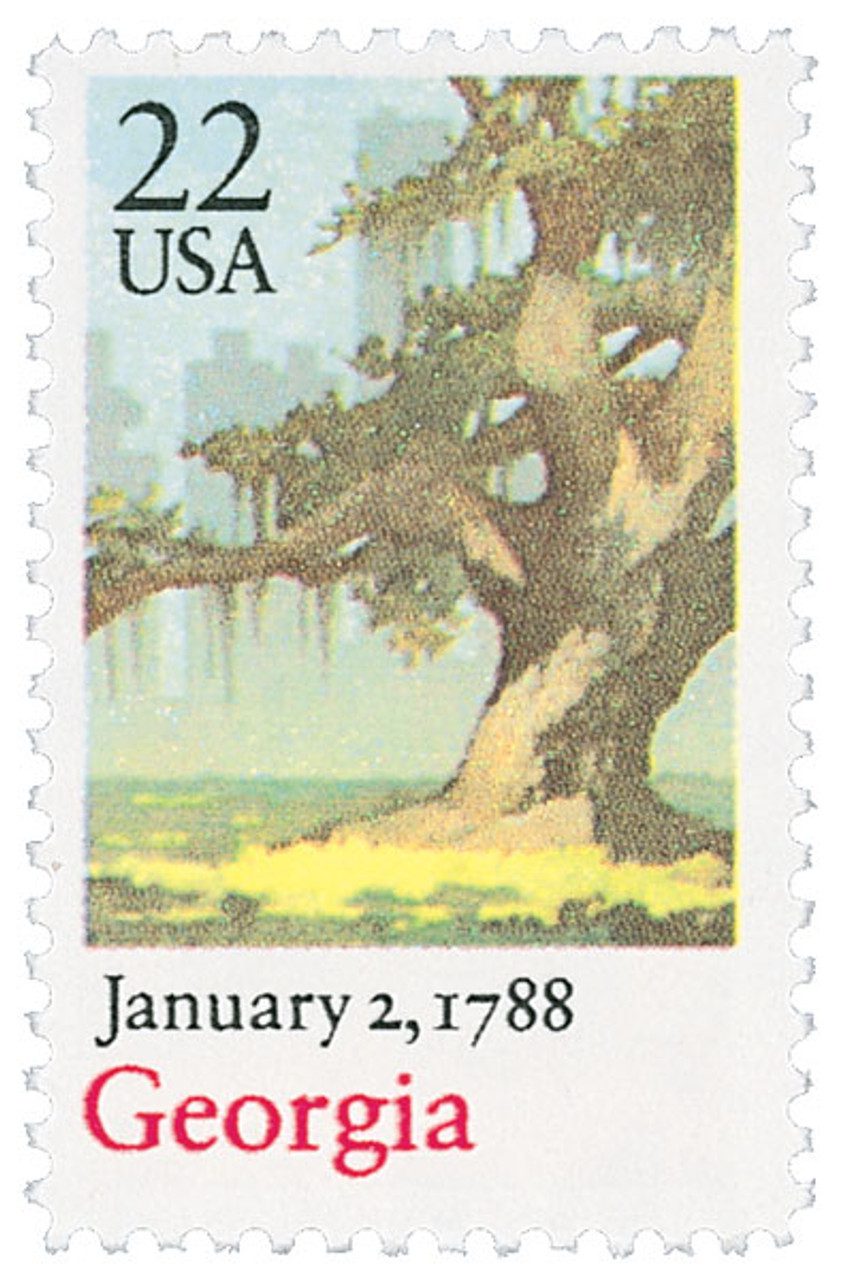 # 2339 - 1988 22c Bicentenary Statehood: Georgia