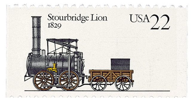 #2362 - 1987 22c Steam Locomotives: Stourbridge Lion