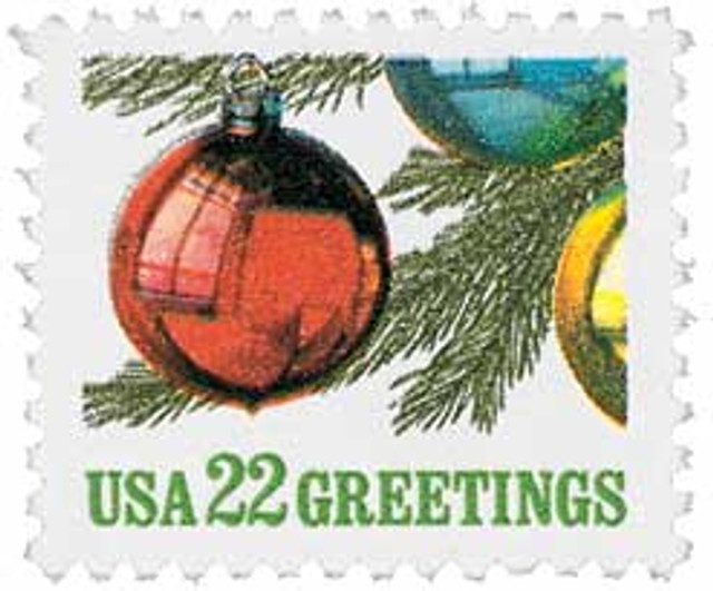 #2368 - 1987 22c Contemporary Christmas: Ornaments on Tree