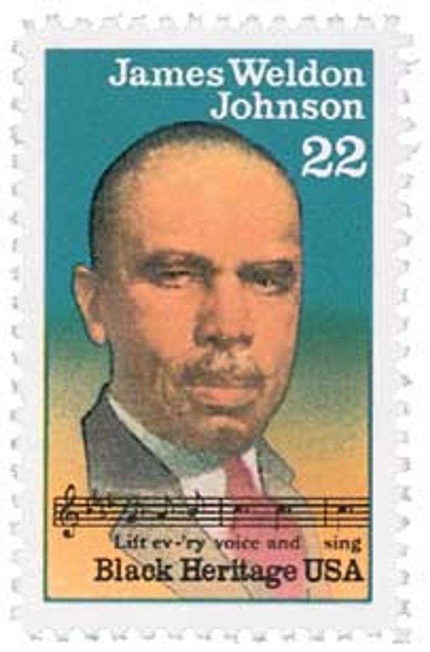#2371 - 1988 22c Black Heritage: James Weldon Johnson