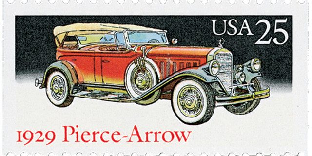 #2382 - 1988 25c Classic Cars: 1929 Pierce-Arrow