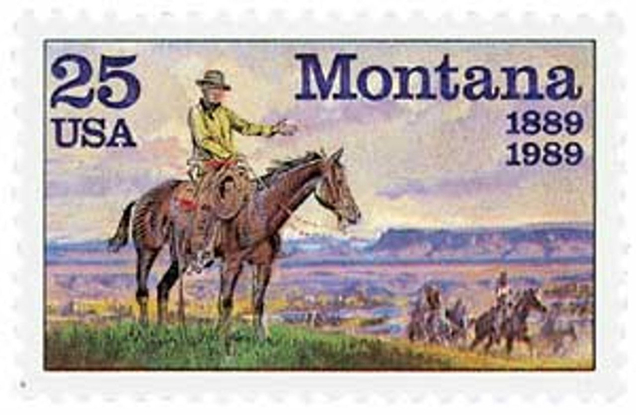 # 2401 - 1989 25c Montana Statehood
