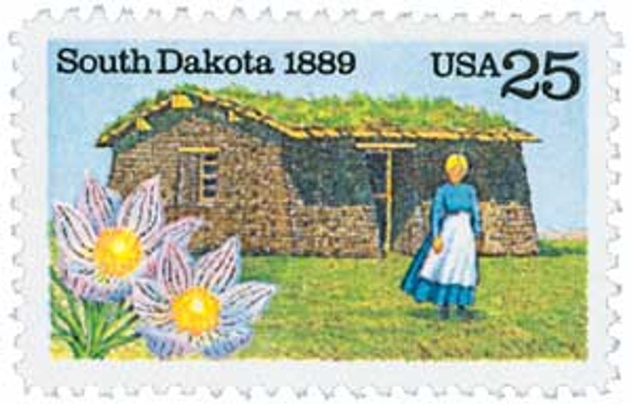 # 2416 - 1989 25c South Dakota Statehood