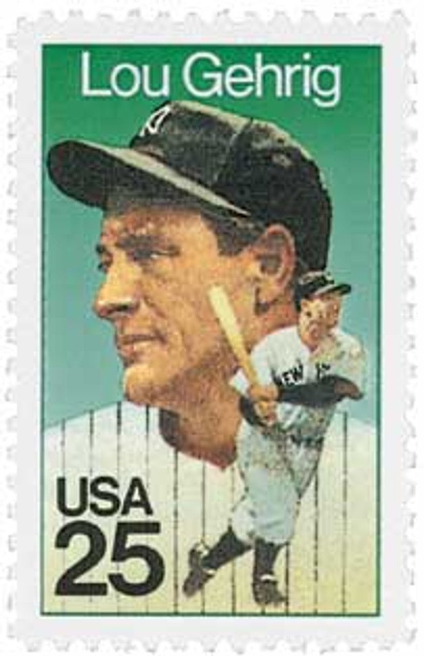 1989 25¢ Lou Gehrig