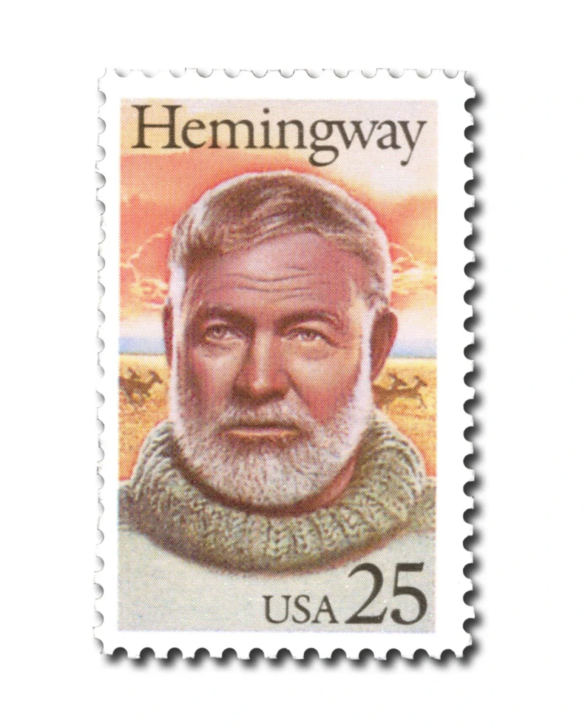 #2418
1989 25c Literary Arts: Ernest Hemingway