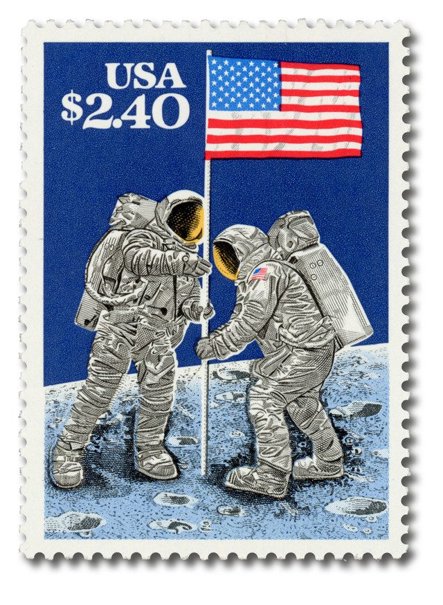 #2419 - 1989 $2.40 Moon Landing