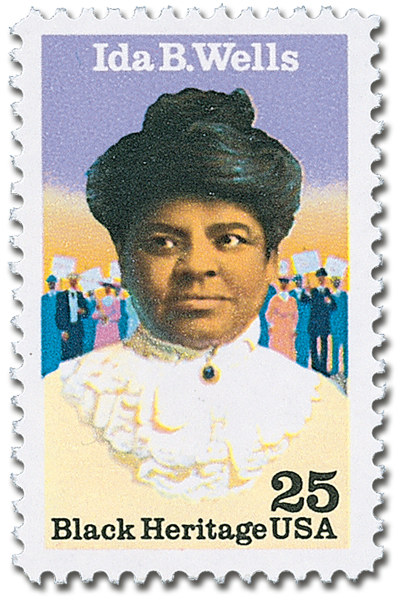 # 2442 - 1990 25c Black Heritage: Ida B. Wells