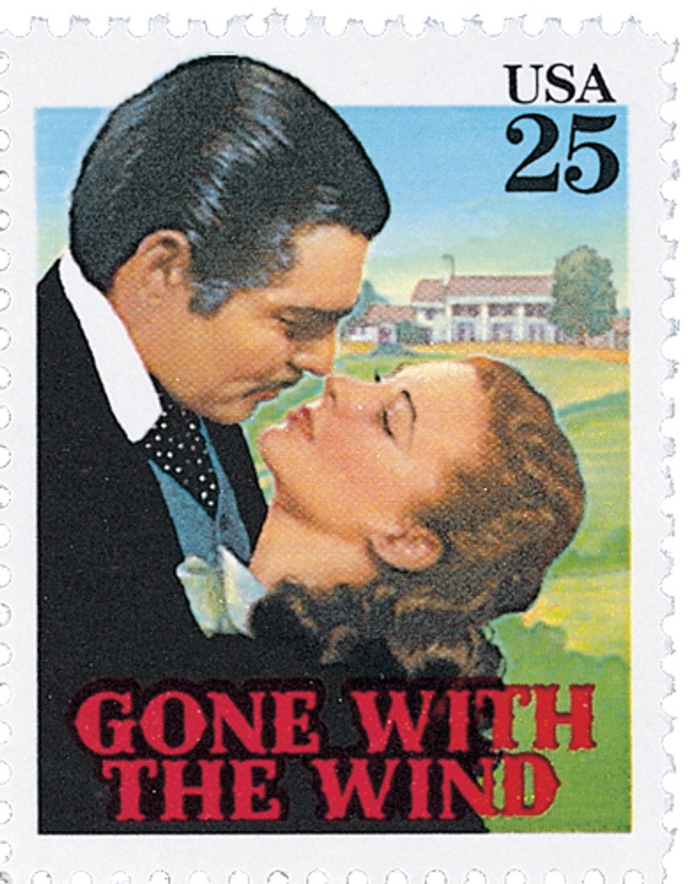 # 2446 - 1990 25c Classic Films: Gone With the Wind