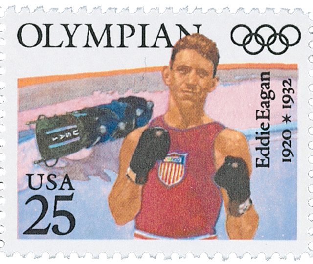 #2499 - 1990 25c Olympians: Eddie Eagan
