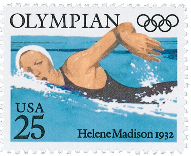 #2500 - 1990 25c Olympians: Helene Madison