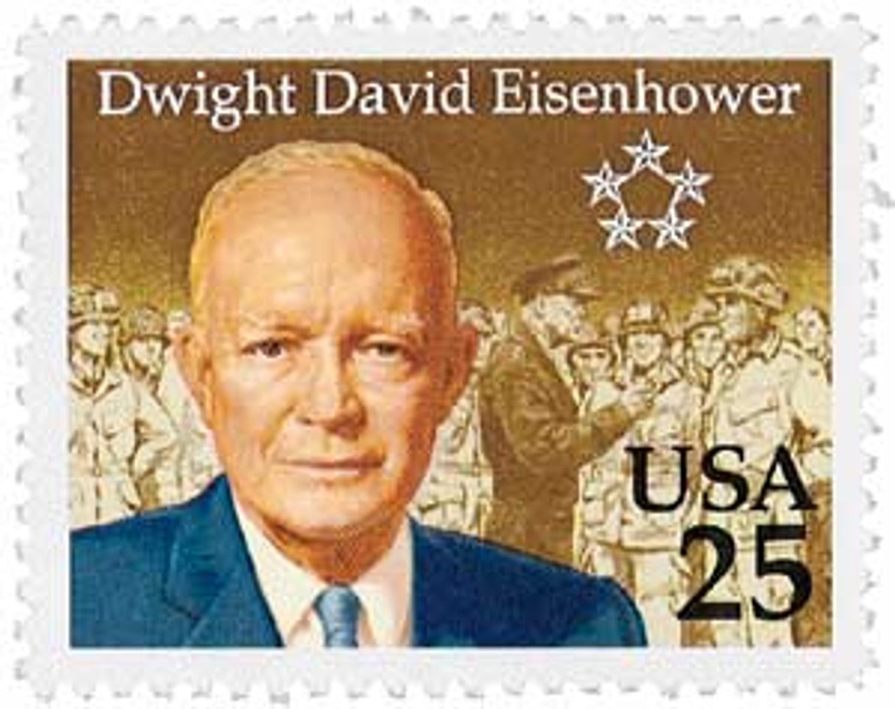 1990 25¢ Dwight D. Eisenhower