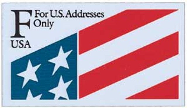 #2522 - 1991 29c F-rate Flag