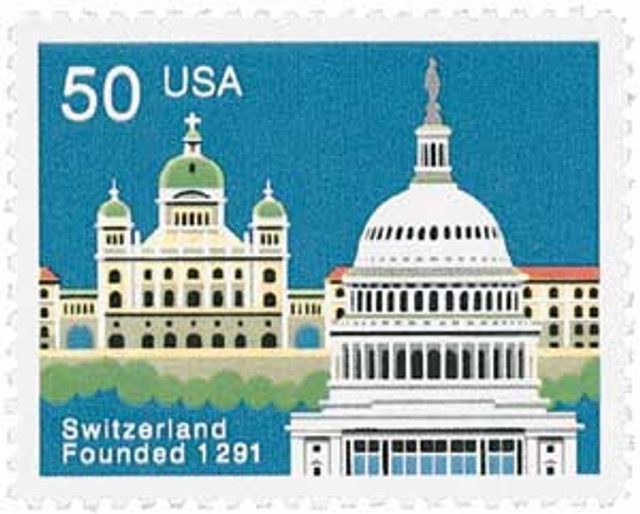 #2532 - 1991 50c Switzerland