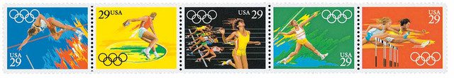 #2553-57 - 1991 29c Summer Olympics