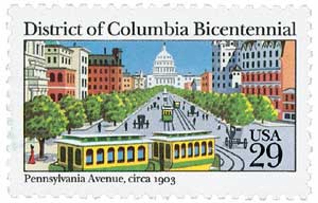 1991 29¢ District of Columbia Bicentennial
