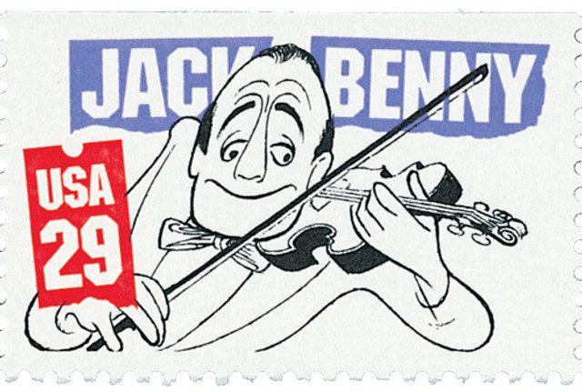 #2564 - 1991 29c Comedians: Jack Benny