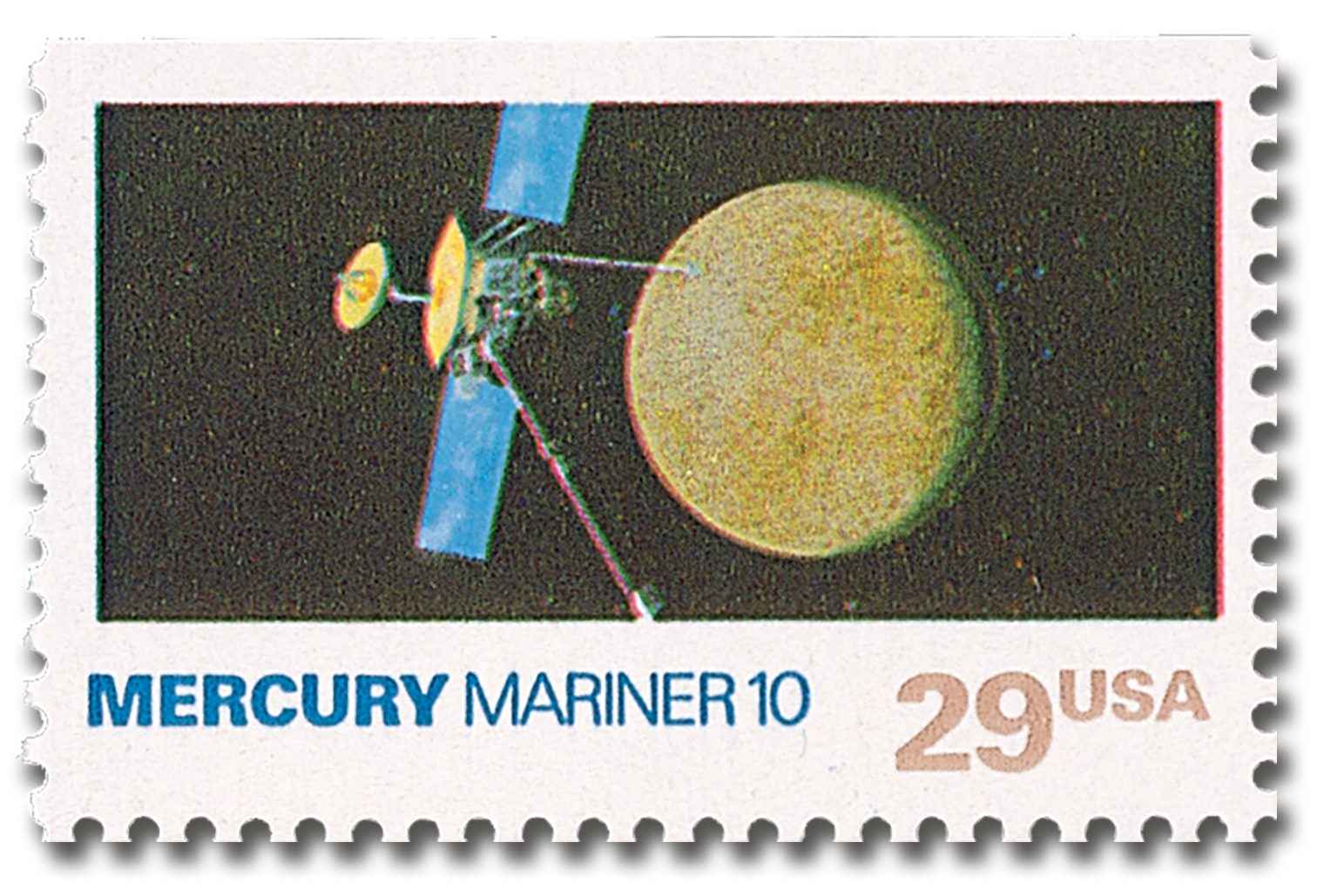 #2568 - 1991 29c Space Exploration: Mercury