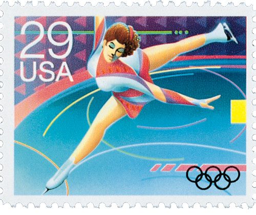#2612 - 1992 29c Winter Olympics: Figure Skating