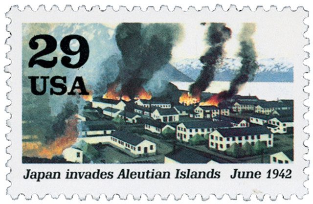 #2697e - 1992 29c World War II: Japan Invades Aleutian Islands