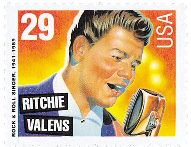 #2727 - 1993 29c Legends of American Music: Ritchie Valens