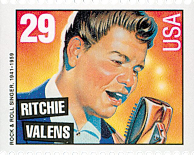 #2734 -1993 29c Legends of American Music: Ritchie Valens, booklet single