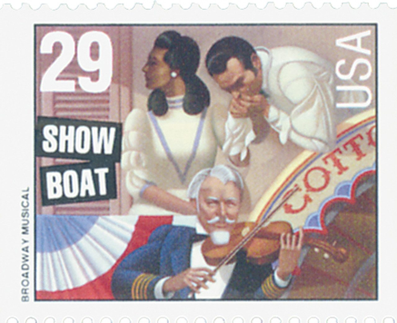 1993 29¢ Broadway Musicals: Showboat