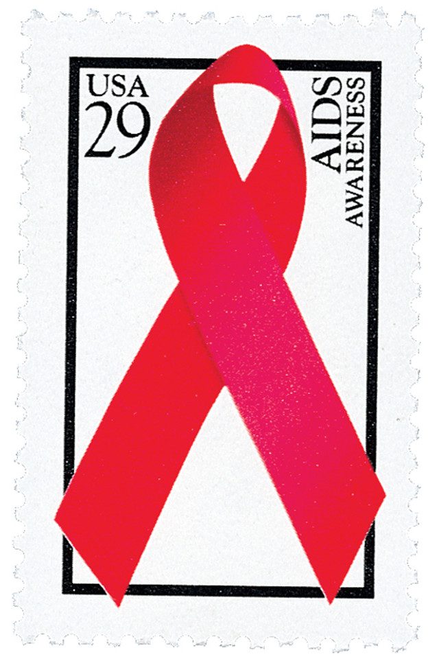 #2806 - 1993 29c AIDS Awareness