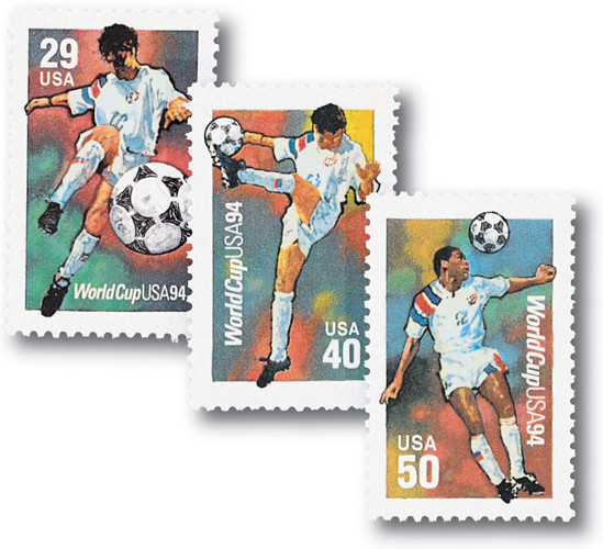 #2834-36
1994 29-50c World Cup Soccer