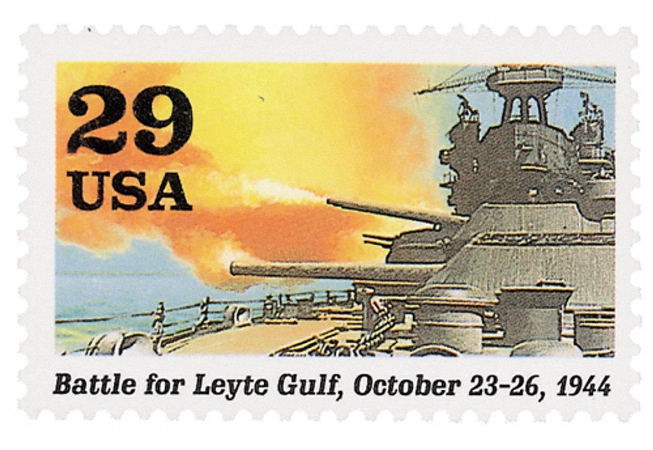 # 2838i - 1994 29c WWII: Battle of Leyte Gulf