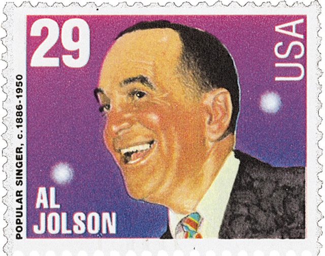 #2849 - 1994 29c Popular Singers: Al Jolson