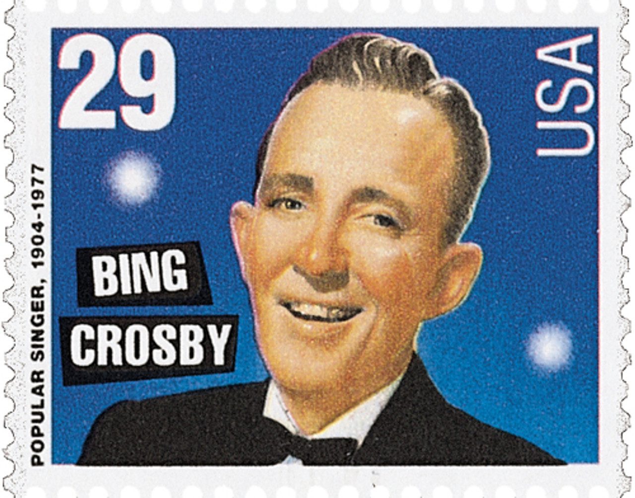 #2850 - 1994 29c Popular Singers: Bing Crosby