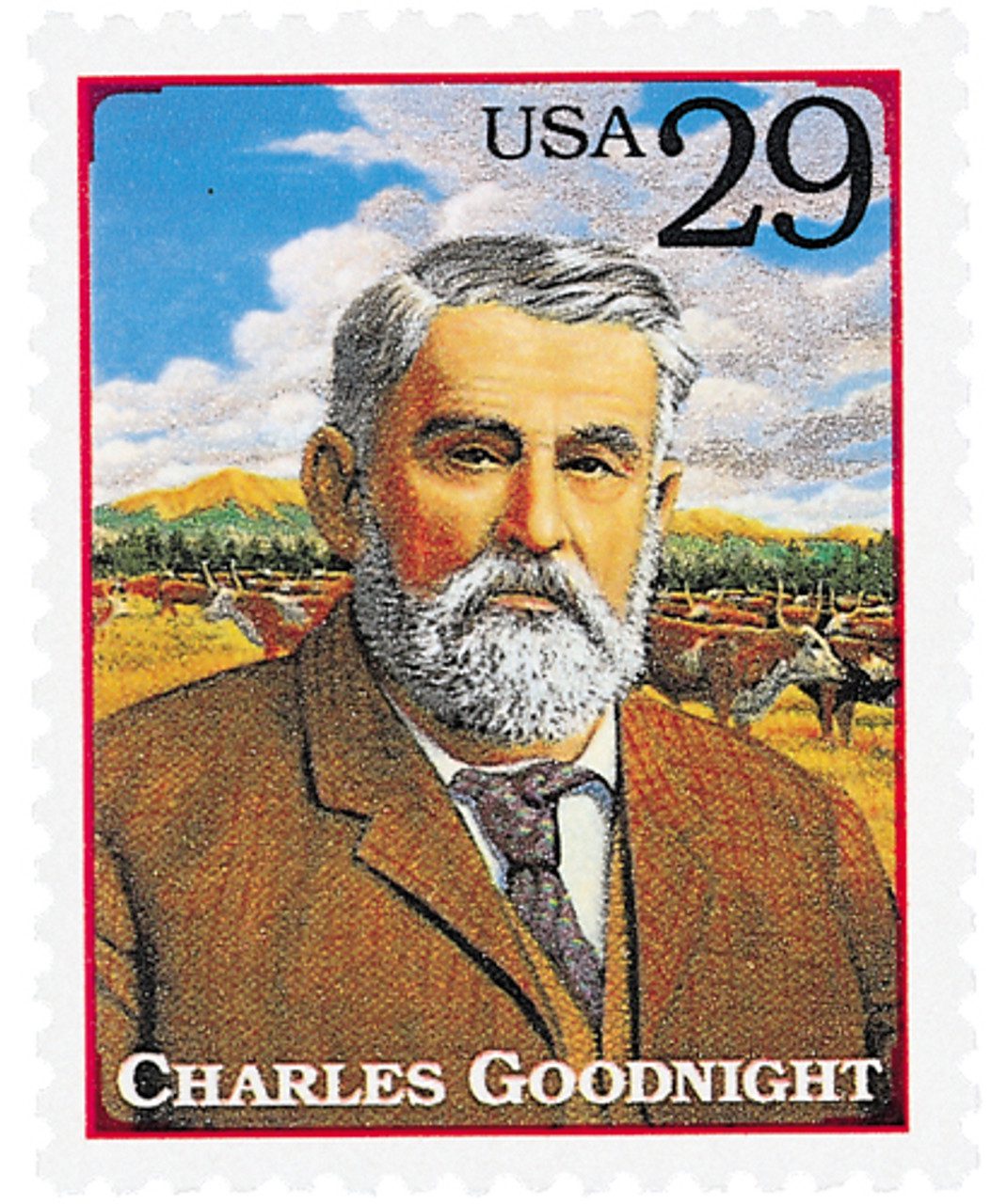 # 2869l - 1994 29c Legends of the West: Charles Goodnight