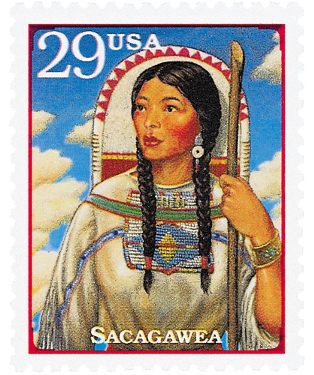 # 2869s - 1994 29c Legends of the West: Sacagawea