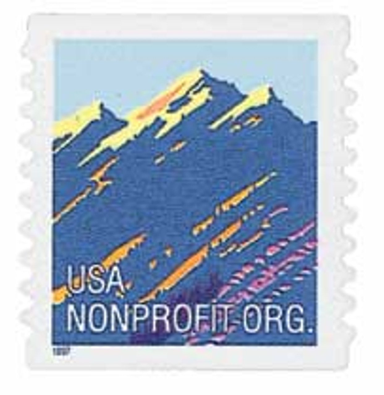 # 2904B - 1997 5c Mountain, non-denominational, self-adhesive coil stamp
