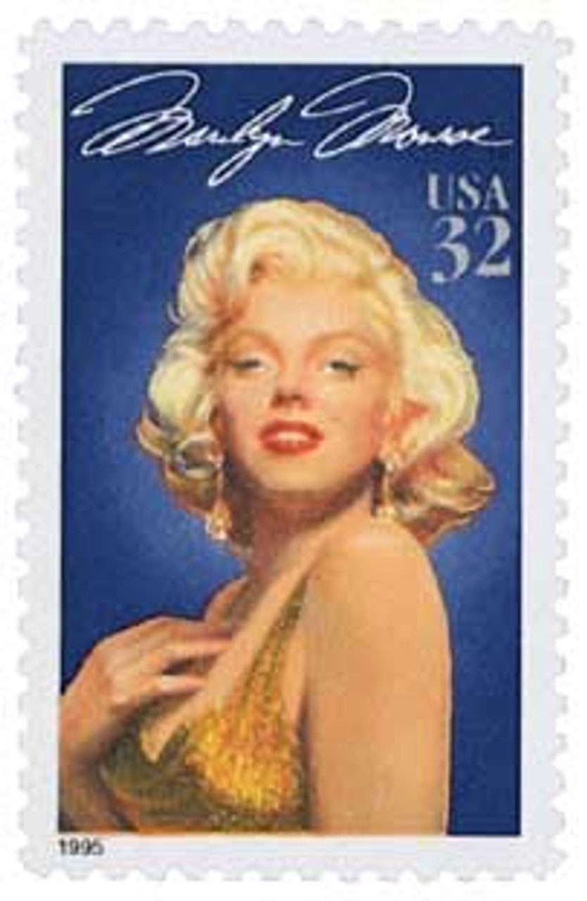 # 2967 - 1995 32c Legends of Hollywood: Marilyn Monroe