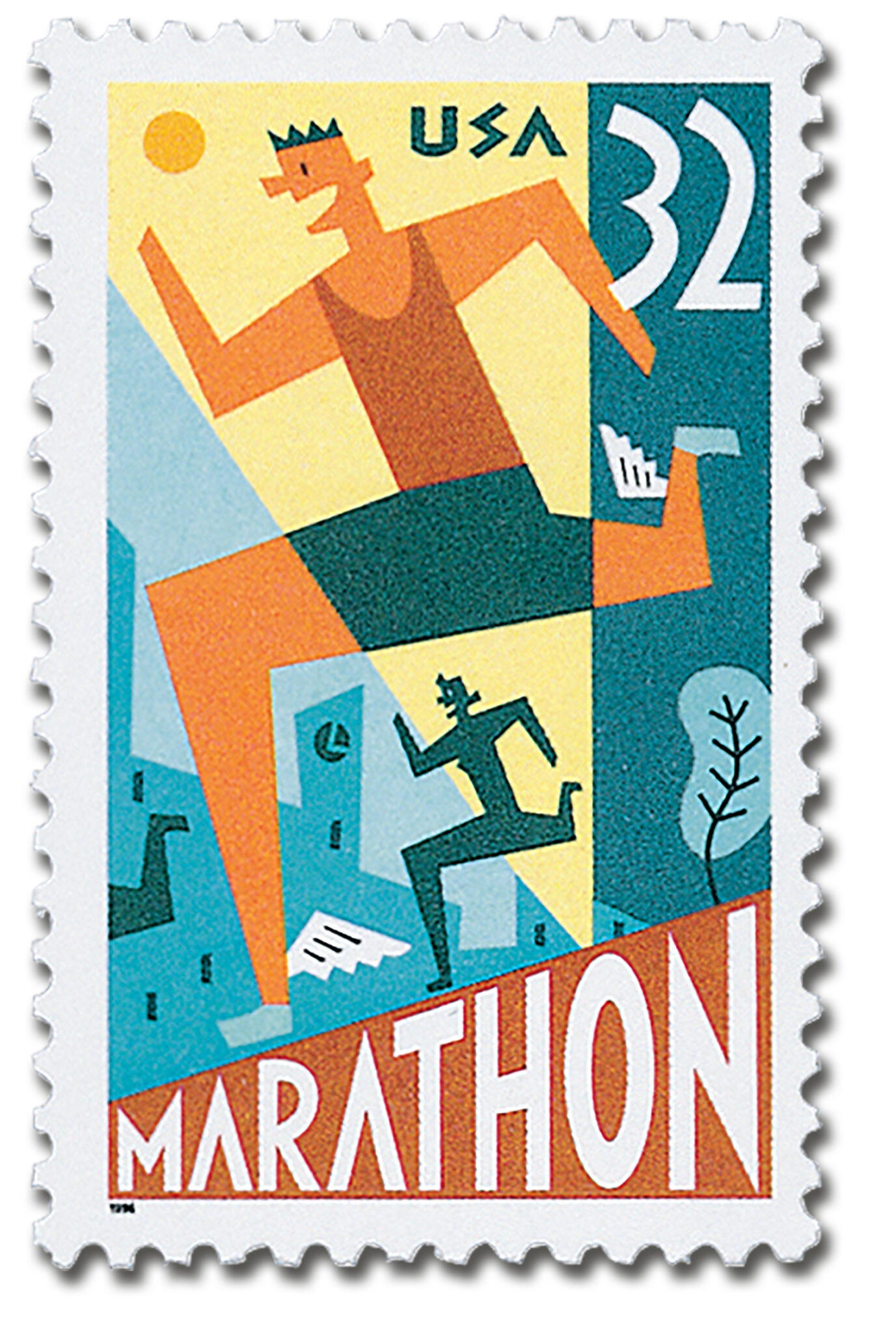 #3067 - 1996 32c Marathon