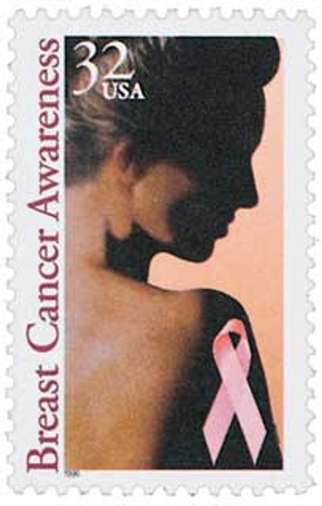 #3081 - 1996 32c Breast Cancer Awareness