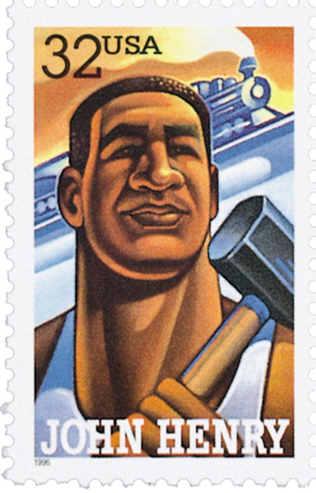 #3085 - 1996 32c Folk Heroes: John Henry