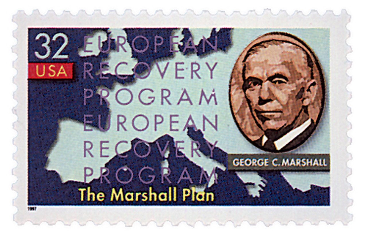 # 3141 - 1997 32c Marshall Plan