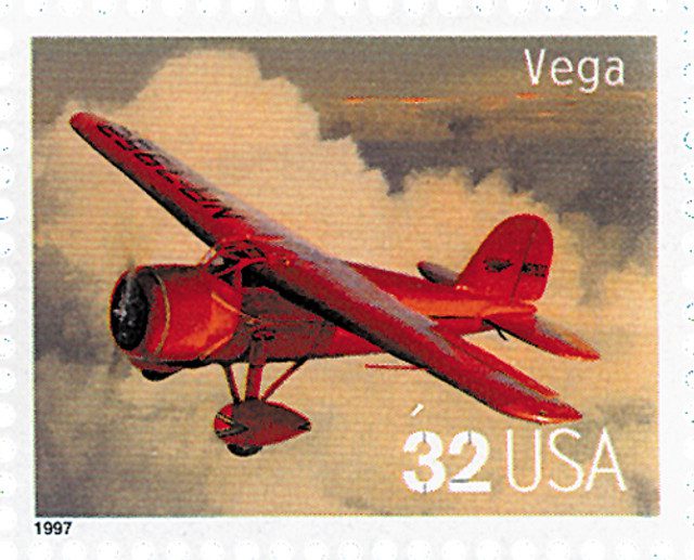 #3142d - 1997 32c Classic American Aircraft: Vega