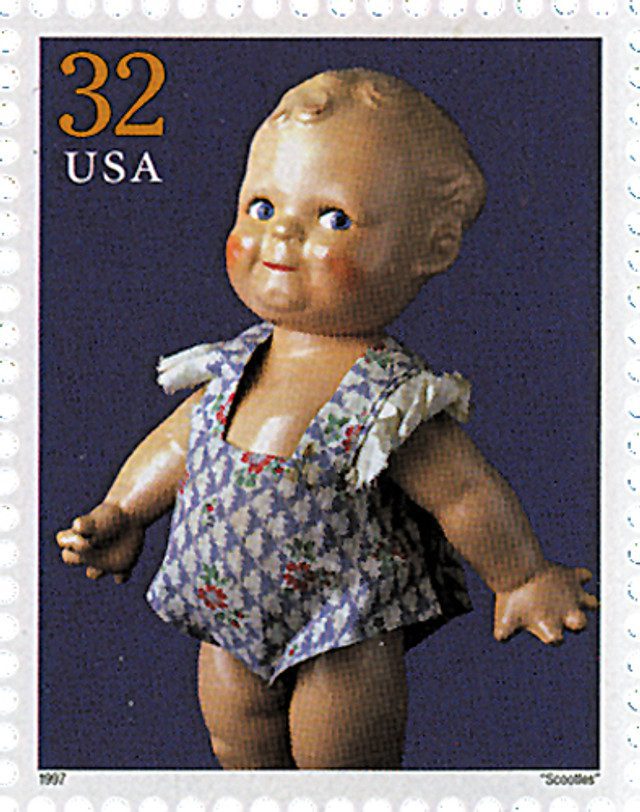 #3151j - 1997 32c Classic American Dolls: "Scootles"