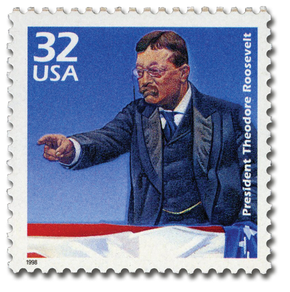 3182b - 1998 32¢ Celebrate the Century - 1900s: Theodore Roosevelt