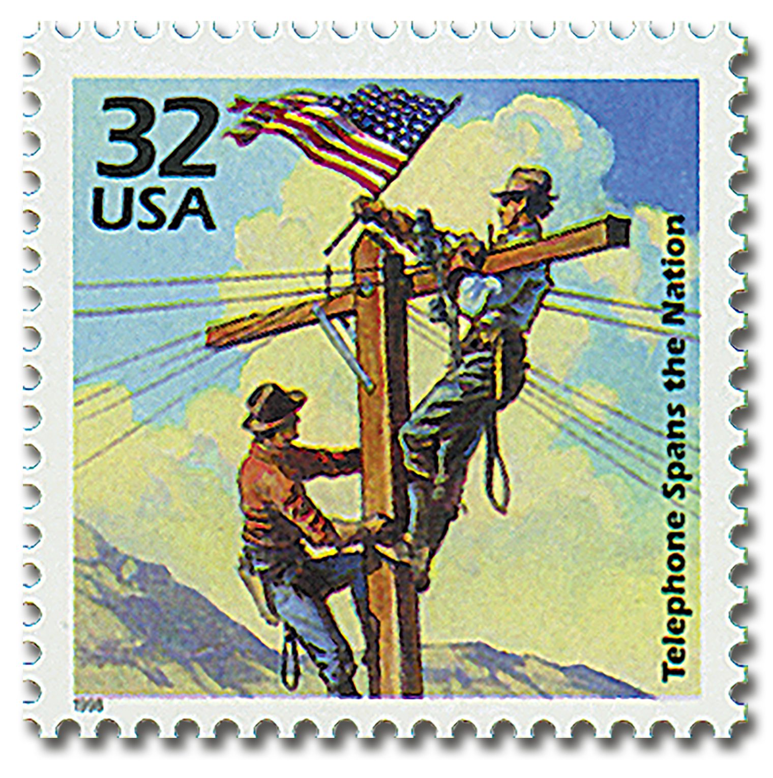 # 3183e - 1998 32c Celebrate the Century - 1910s: Telephone Line