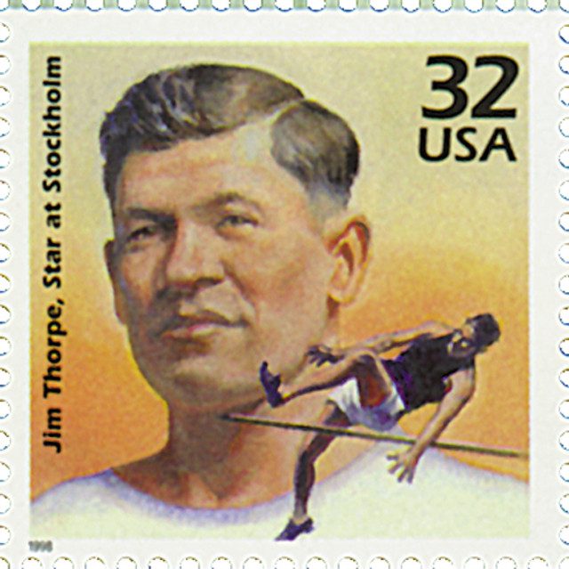 #3183g - 1998 32c Celebrate the Century,1910s: Jim Thorpe
