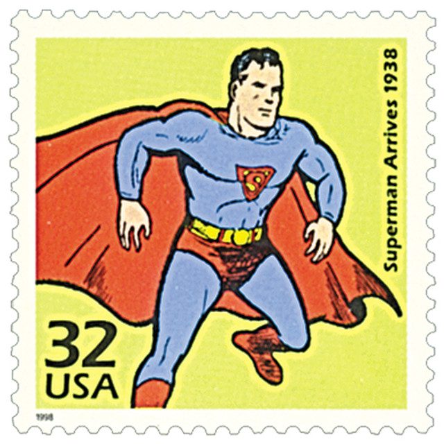 #3185f - 1998 32c Celebrate the Century - 1930s: Superman arrives