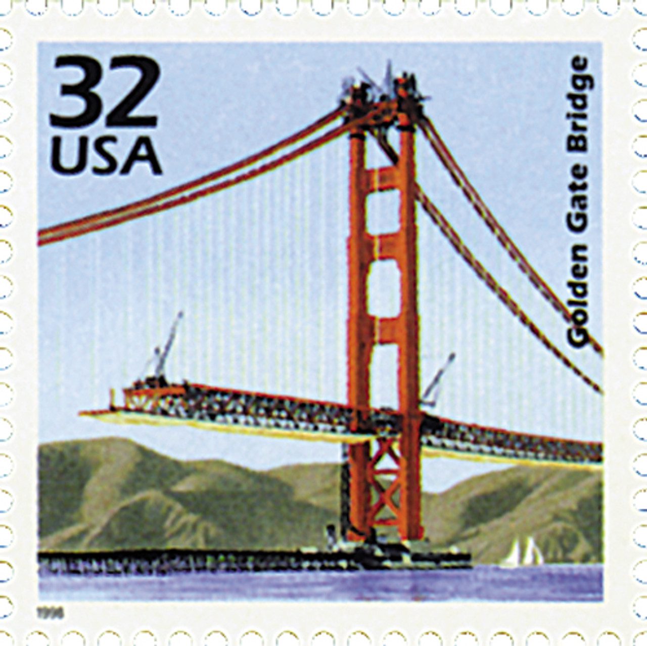 # 3185l - 1998 32c Celebrate the Century - 1930s: Golden Gate Bridge