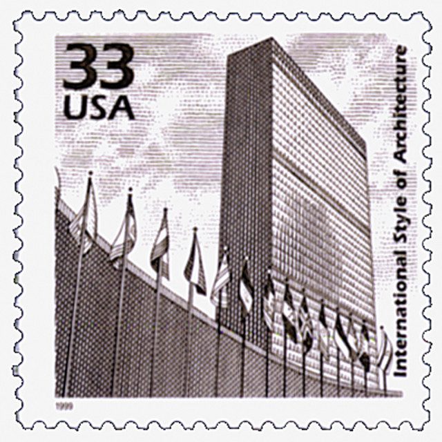 #3186k - 1999 33c Celebrate the Century - 1940s: International Style of Architecture